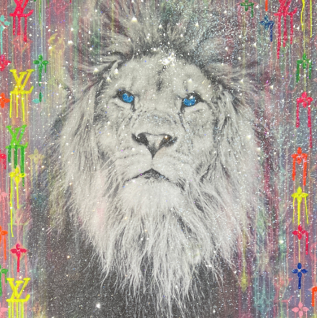 Majestic Lion With LV