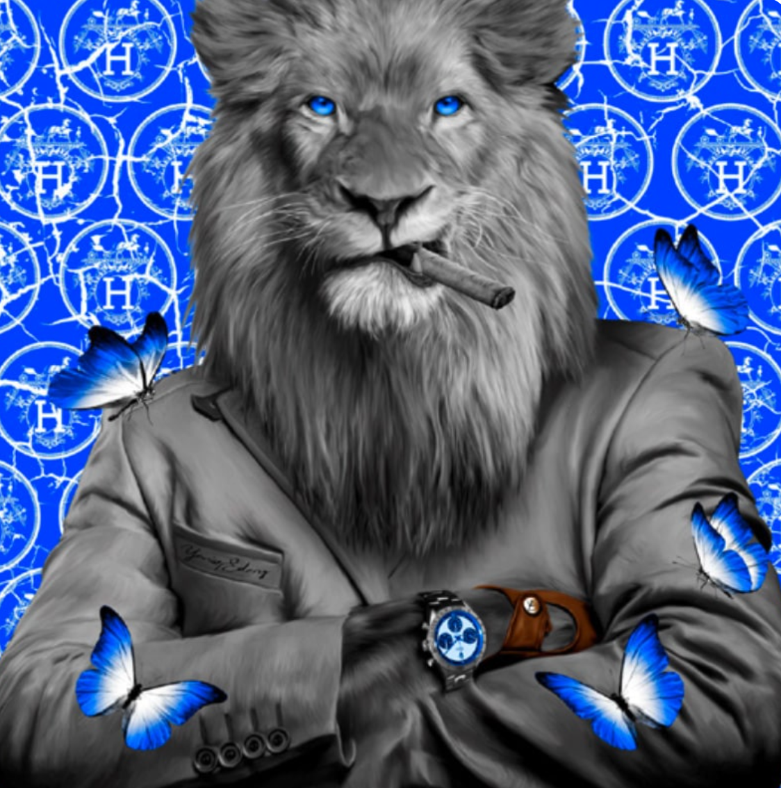Lion Blue