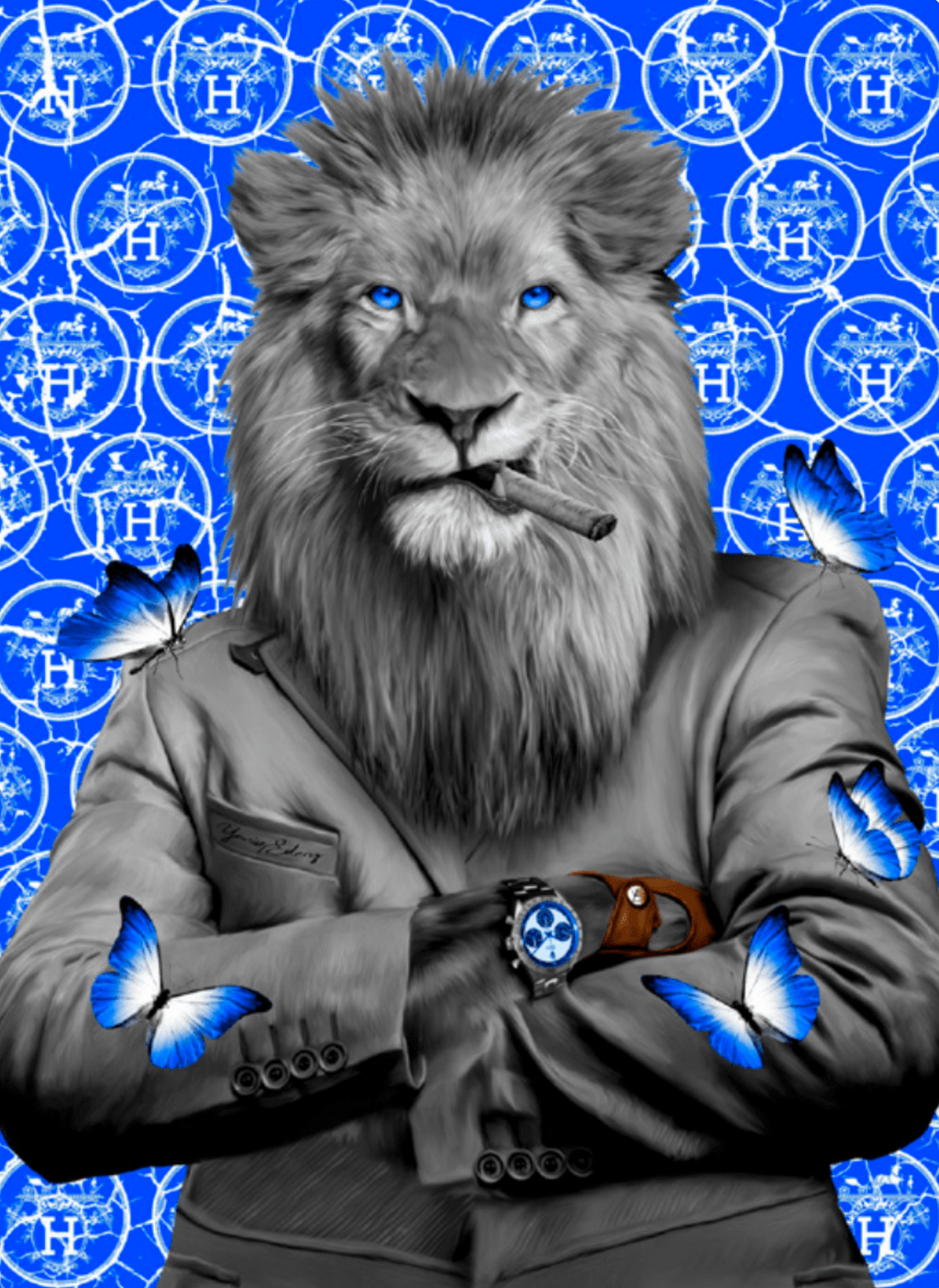 Lion Blue