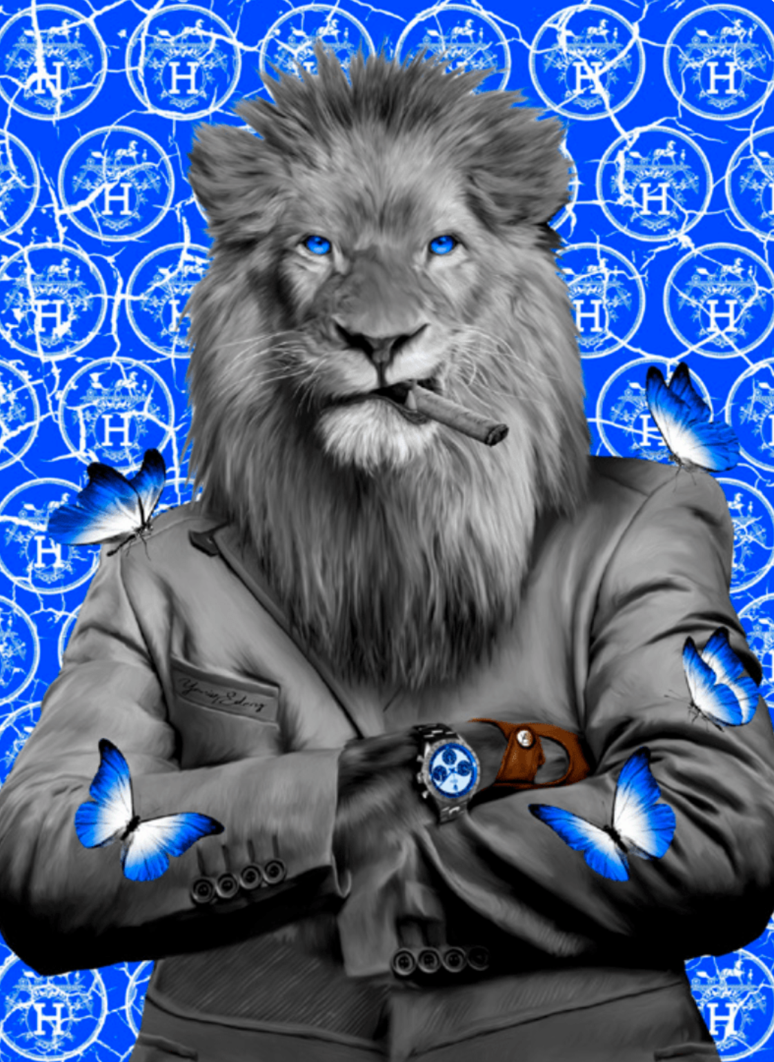 Lion Blue