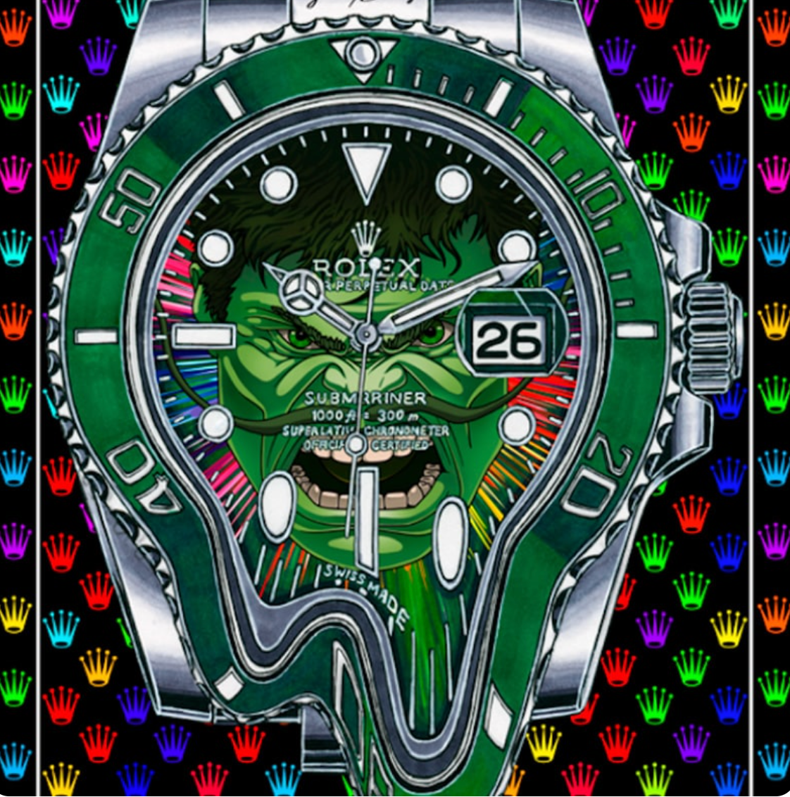 Green Power Watch Resin