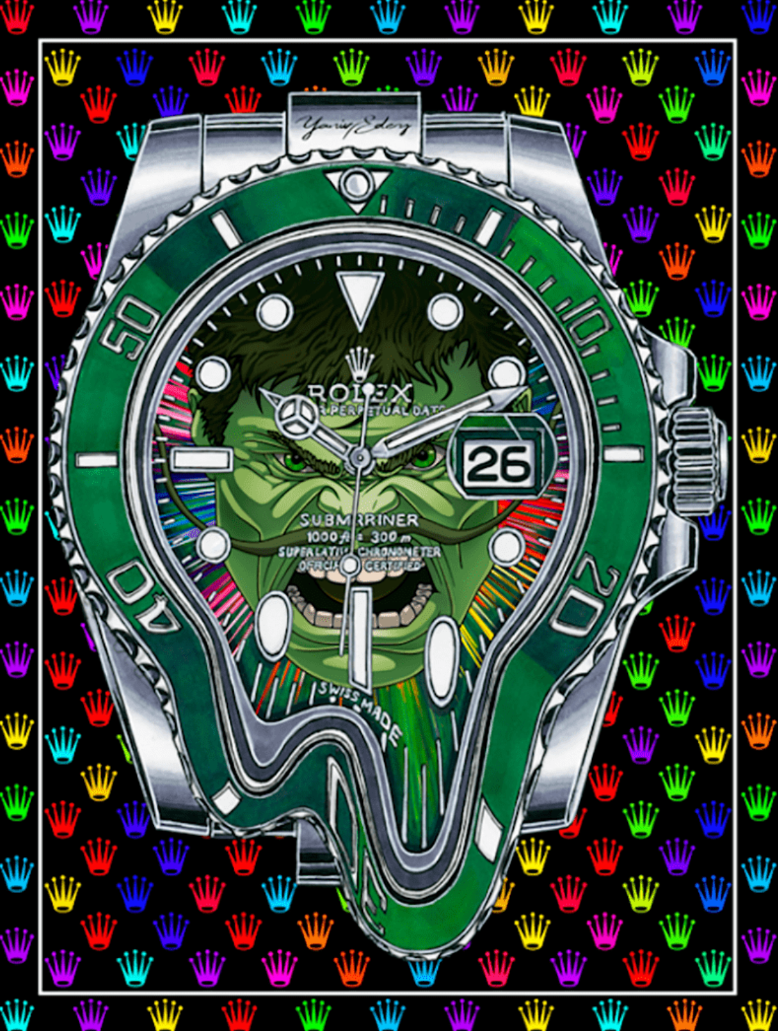 Green Power Watch Resin