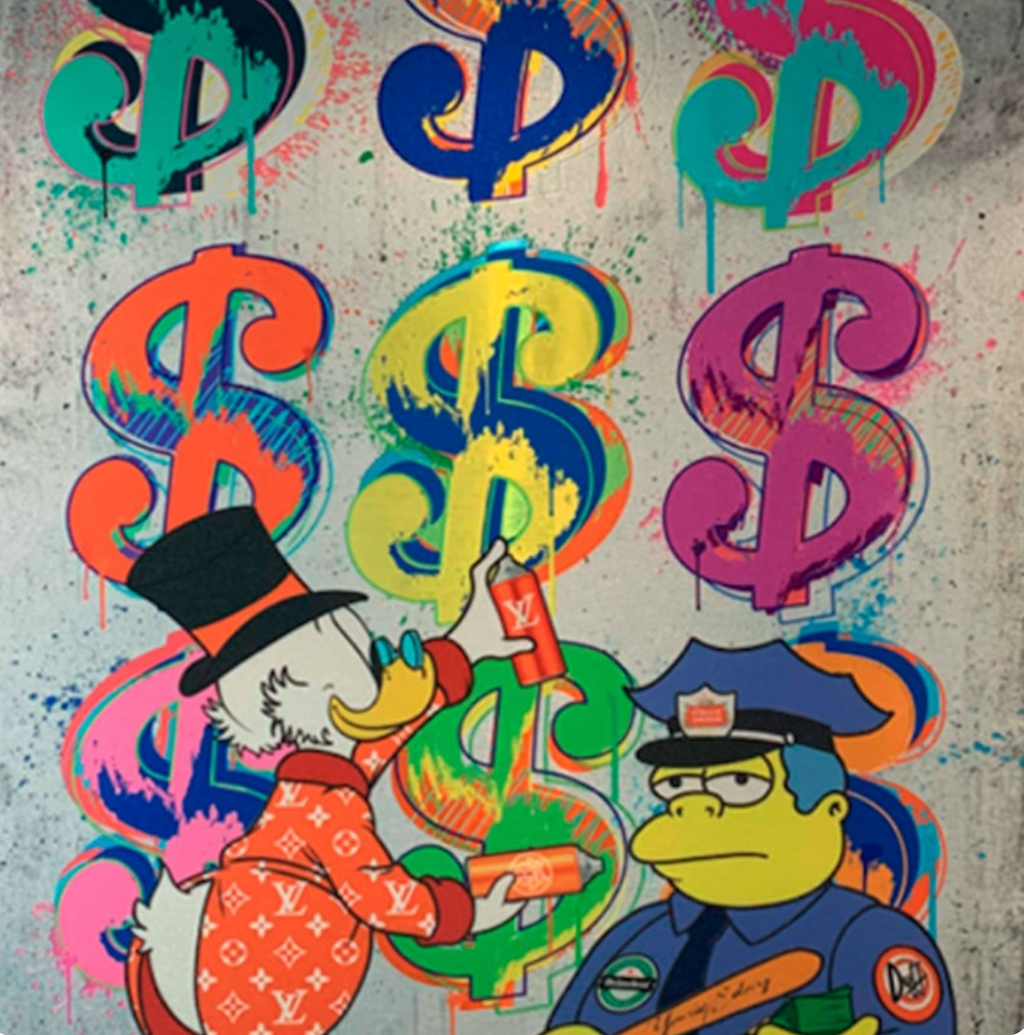 Dollars Painting Wall