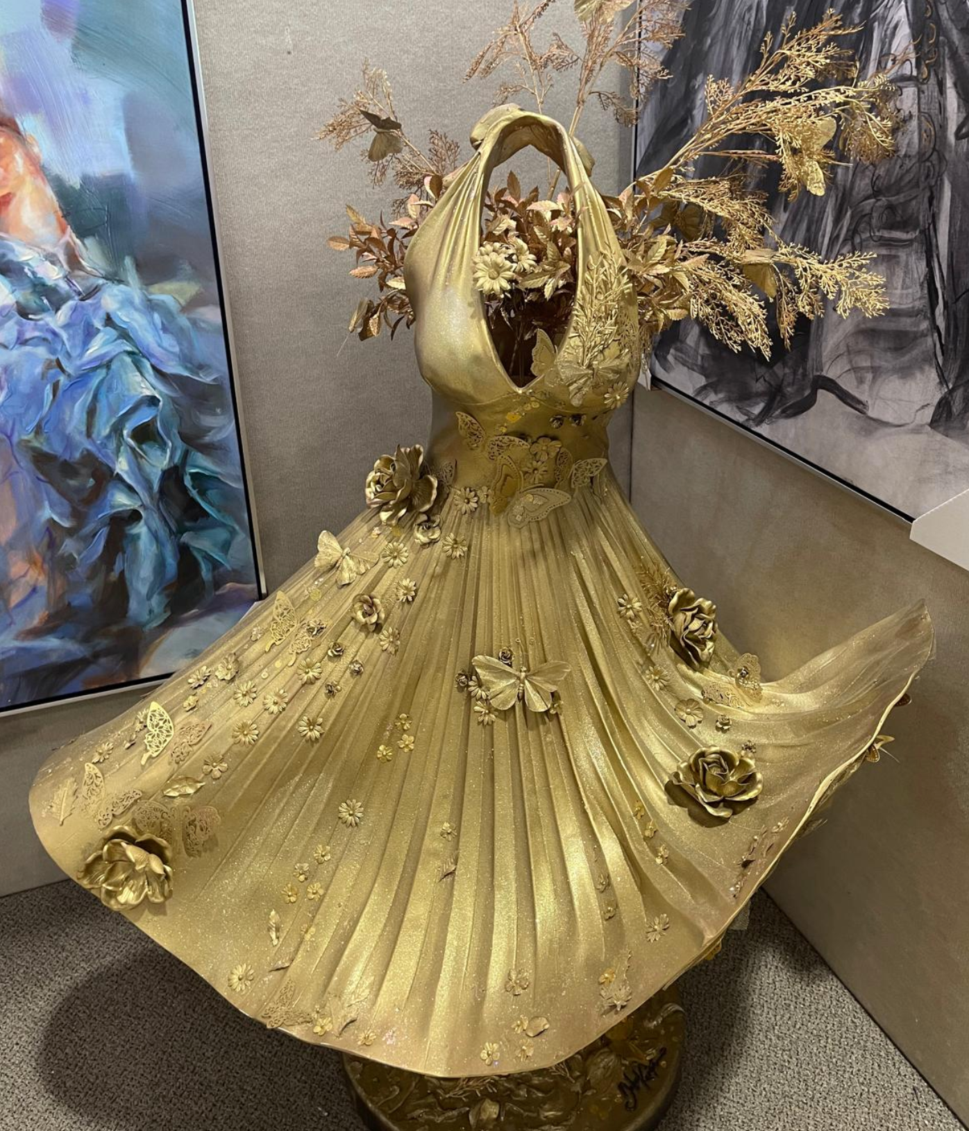 Gold Dress