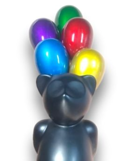 Silver Balloon Bear
