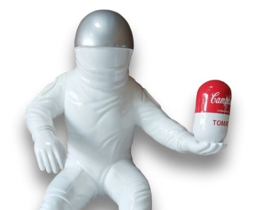 Wall Sculpture Astronaut 1
