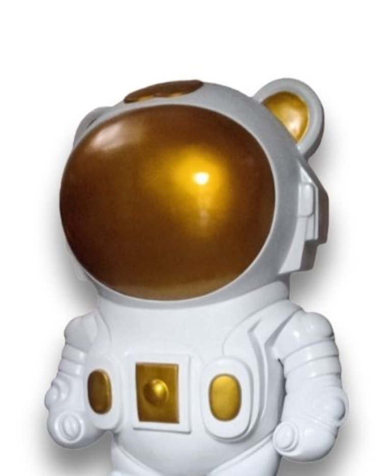 Astronaut Bear White