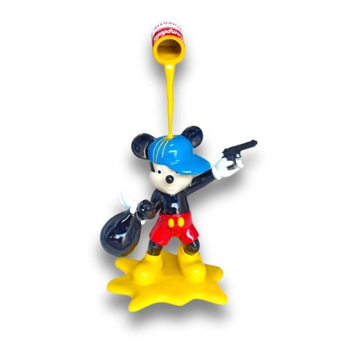 Bandit Mickey With A Can