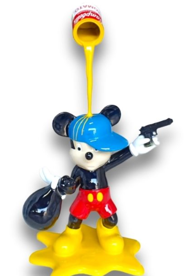 Bandit Mickey With A Can