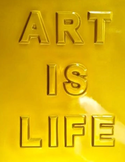 (Wall Sculpture) “Love Is Life”